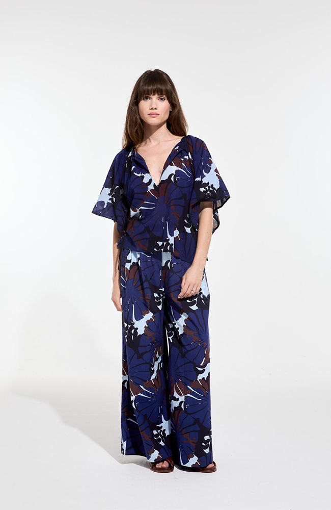 Lita Pavot Top - Bleu