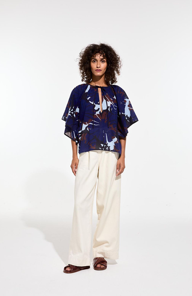 Lita Pavot Top - Bleu
