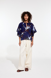 Lita Pavot Top - Bleu