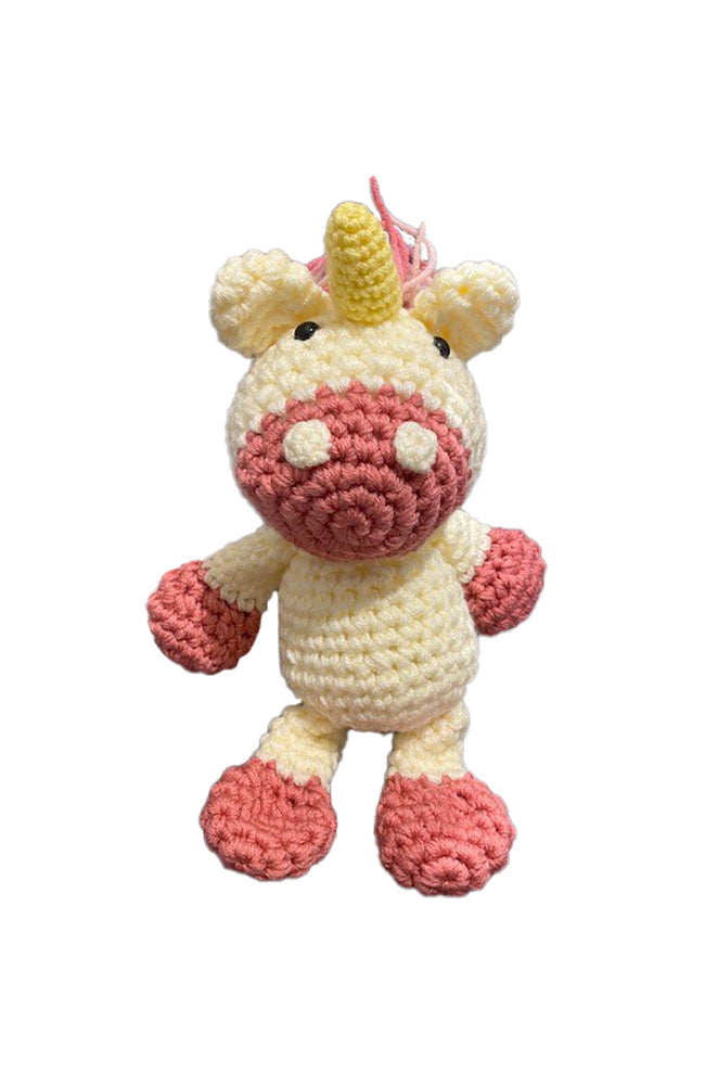 Unicorn Crochet Toy - Pink