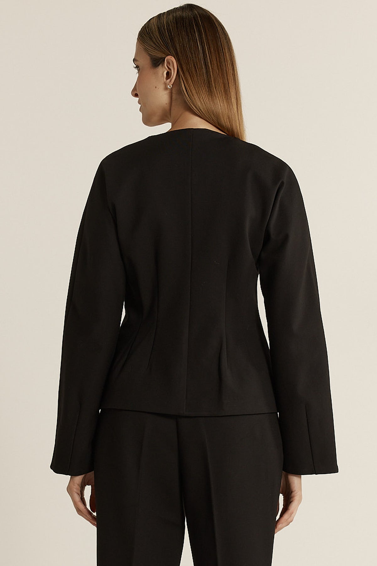Pia Ponte Jacket - Black