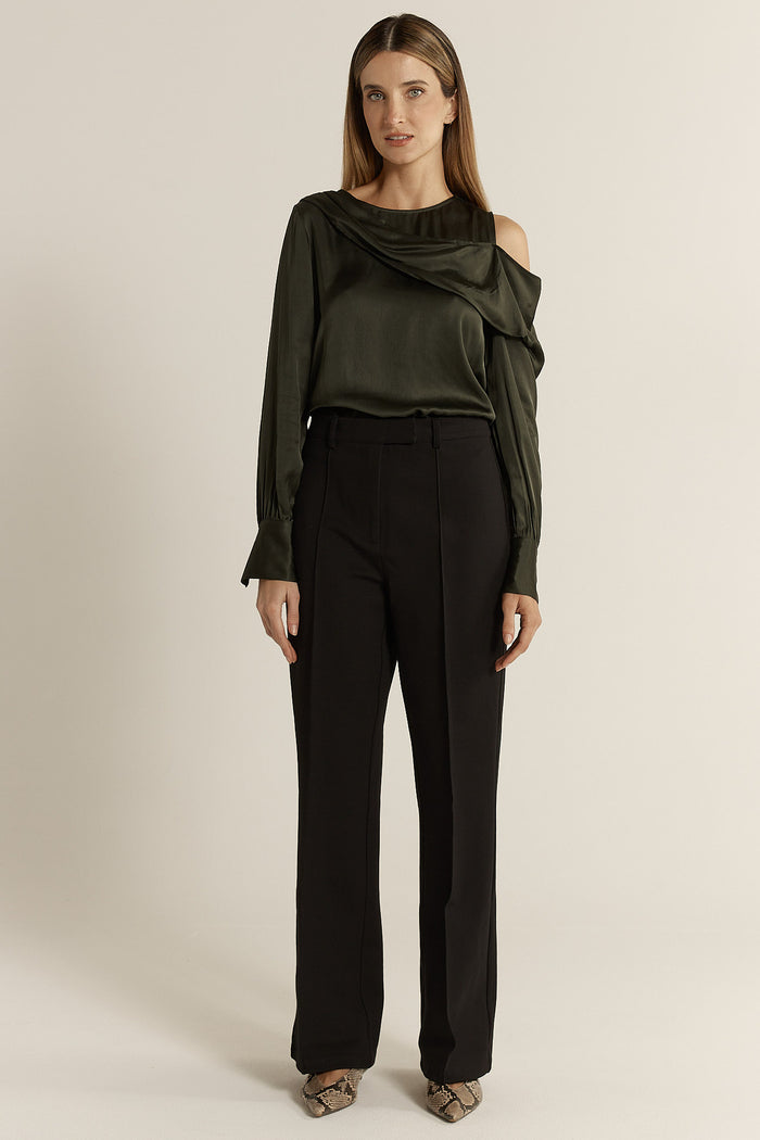 Pia Ponte Pant - Black