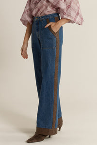 Niamh Denim Pant - Mid Blue