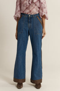 Niamh Denim Pant - Mid Blue