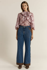 Niamh Denim Pant - Mid Blue