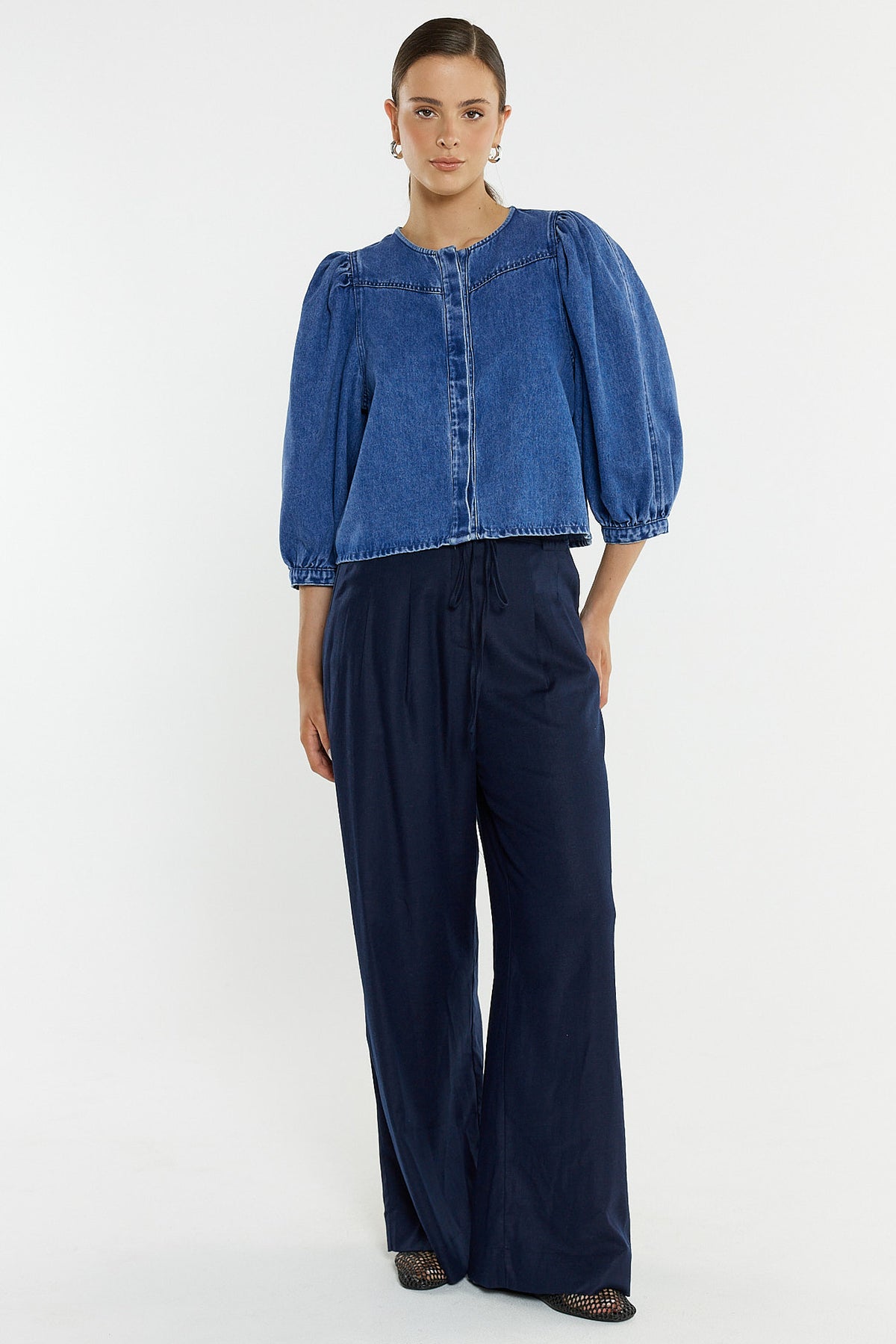 Hayes Denim Shirt - Classic Blue