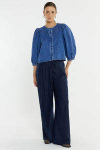 Hayes Denim Shirt - Classic Blue