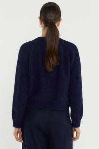 Posie Fluffy Cardi - Navy