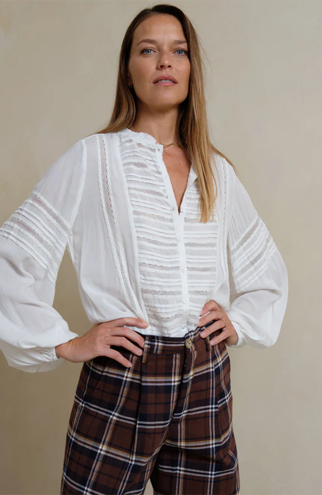 Persia Top - Ivory