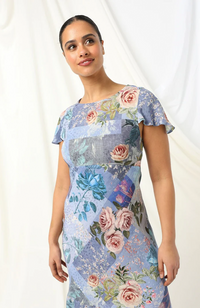 Ashley Maxi Dress - Sky Thistle