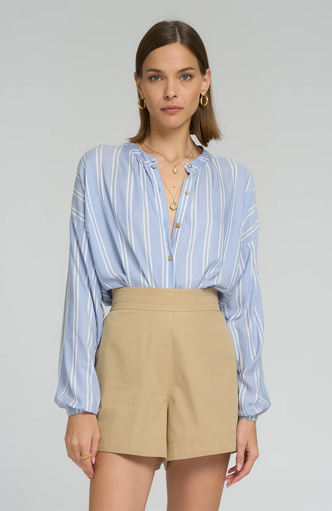 Ginger Shirt - Chambray Stripes