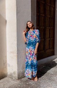 Chelsea Maxi Dress - Midnight Petal