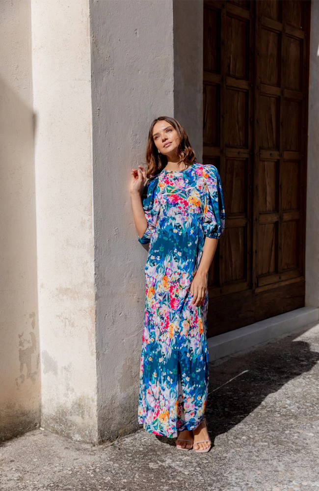 Chelsea Maxi Dress - Midnight Petal