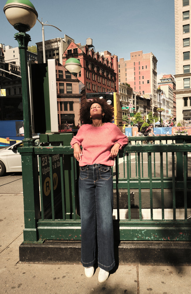 Talli LS Knit - Faded Rose