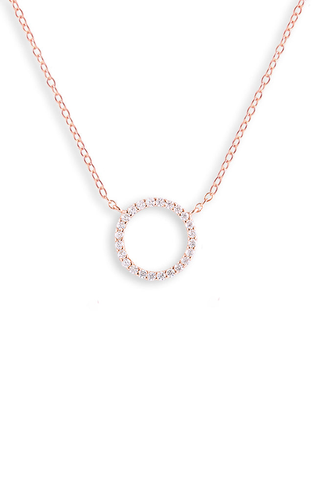 Circle of Life Necklace - Rose Gold
