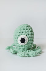 Crochet Octopus Toy - Mint