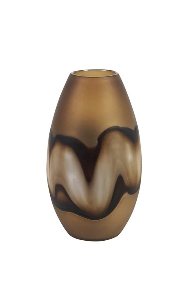 Alwin Plum Swirl Vase - Large
