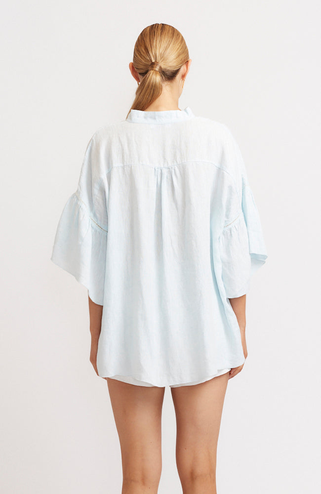 Sunday Market Shirt - Ice Blue