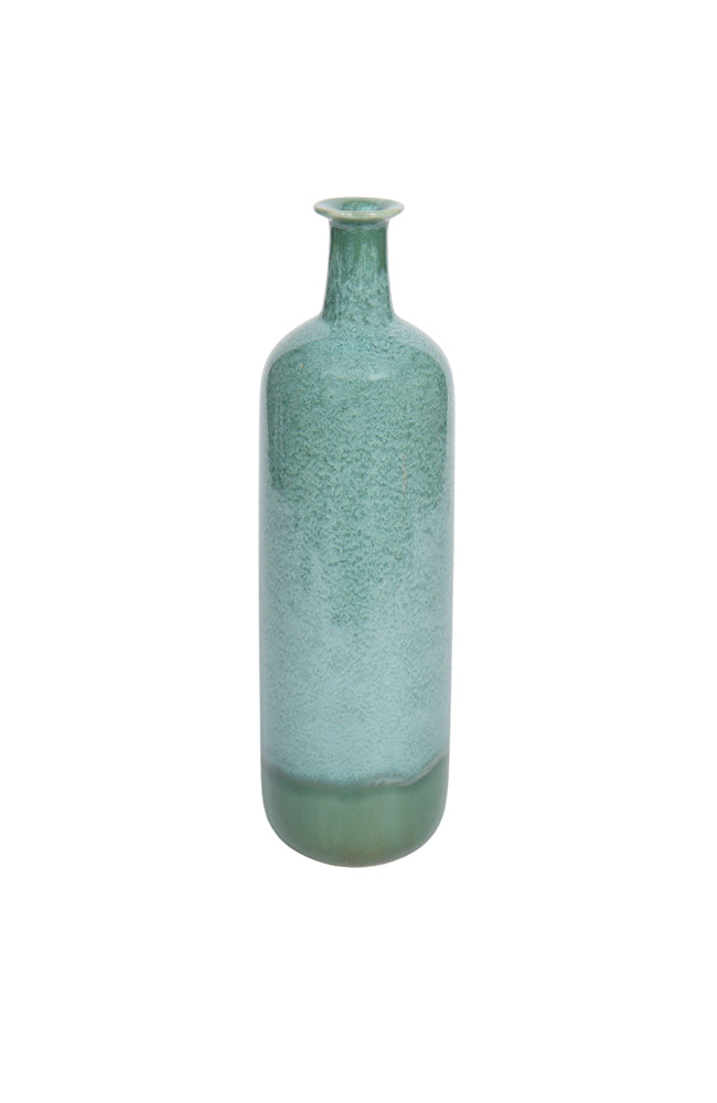 Laverton Stone Celedon Bottle Vase - Large