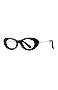 High Society Glasses - Blue Light - Black