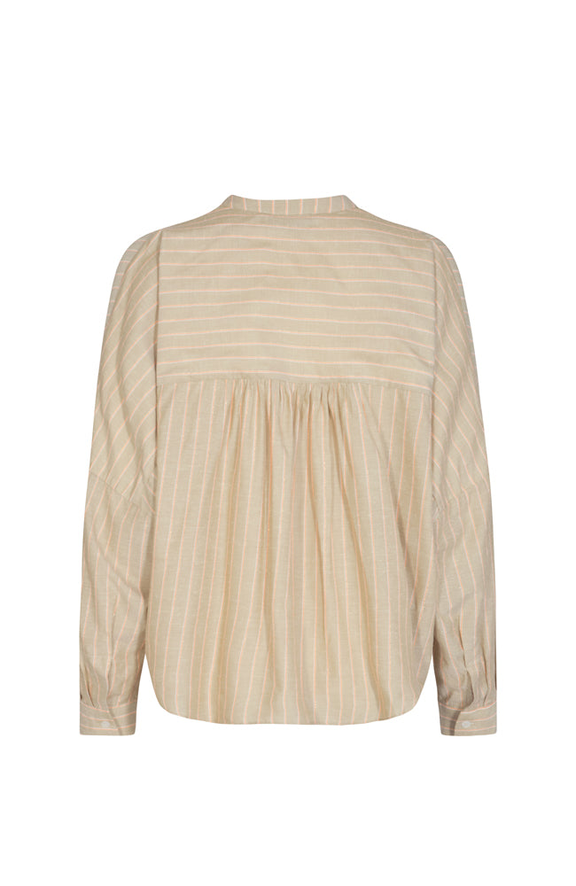 Ginny Stripe Blouse - Olive