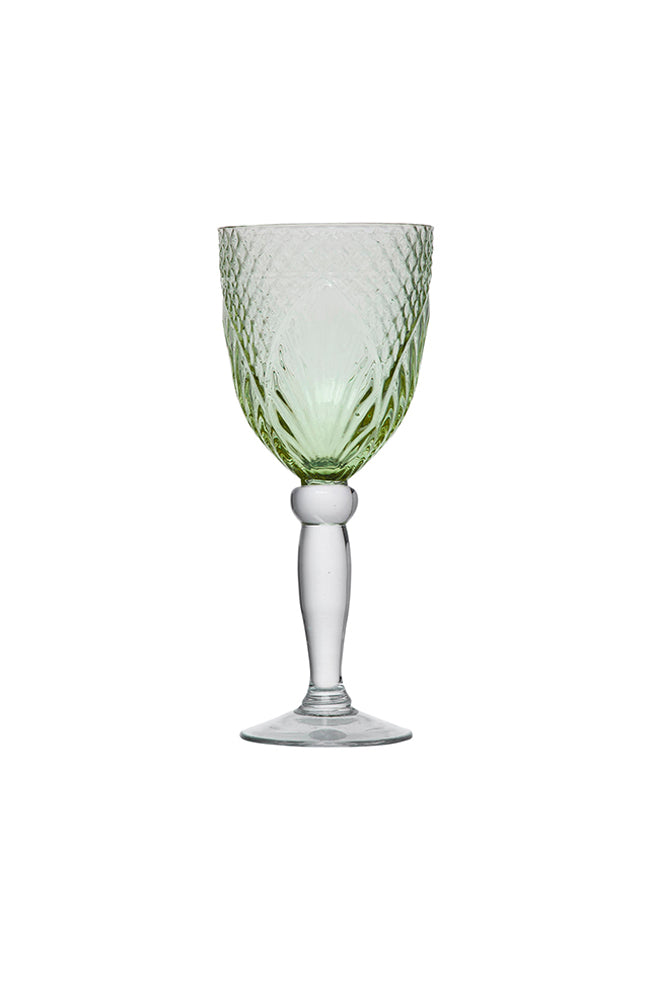 Vintage Green Goblet