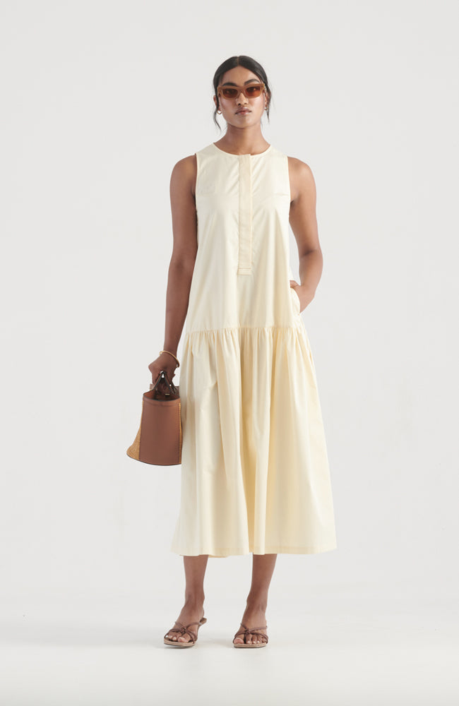 Elisa Dress - Butter Yellow