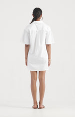 Tribute Shirt Dress - White