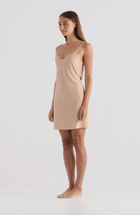 Elka Slip Dress - Nude