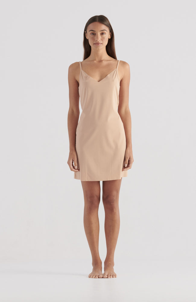 Elka Slip Dress - Nude