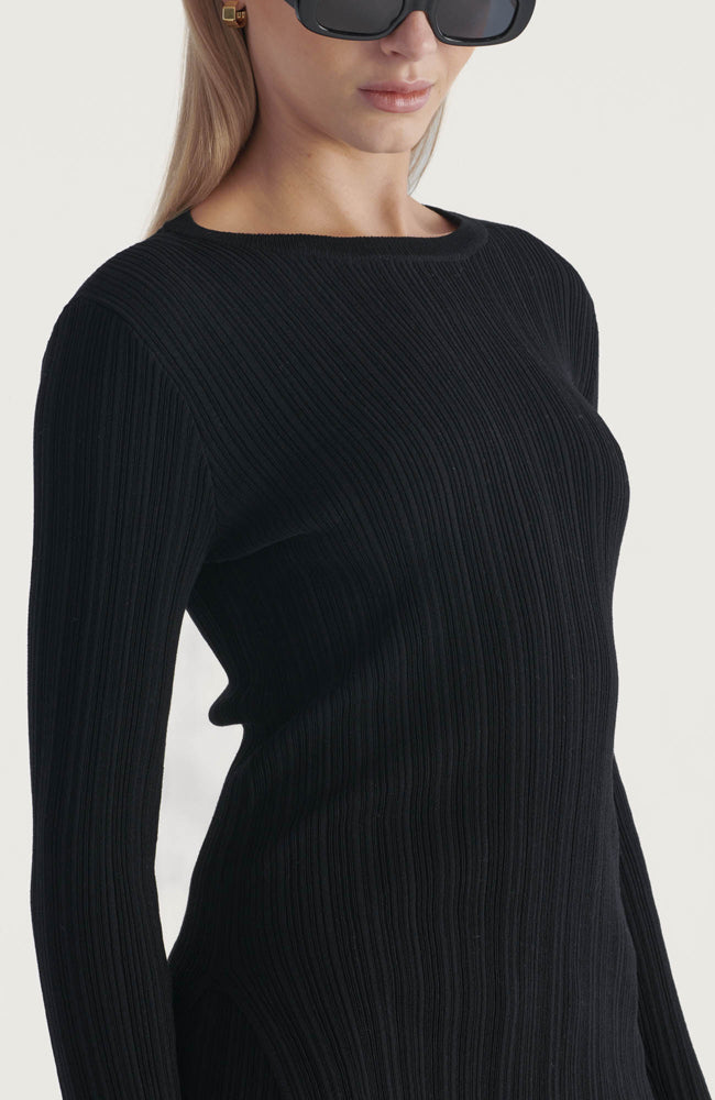 Roberta Knit Top - Black