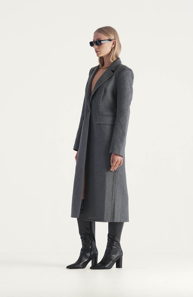 Alba Coat - Grey Marle