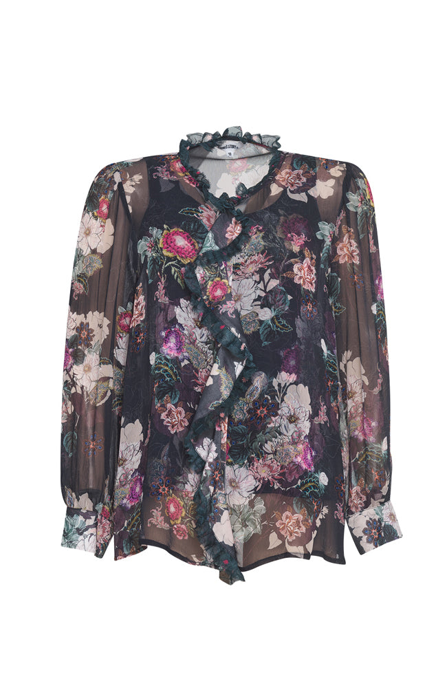 Amore Mio Shirt - Indigo Multi