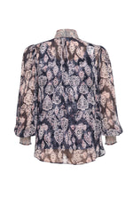 Devotion Blouse - Indigo Multi