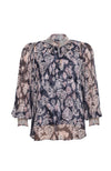 Devotion Blouse - Indigo Multi