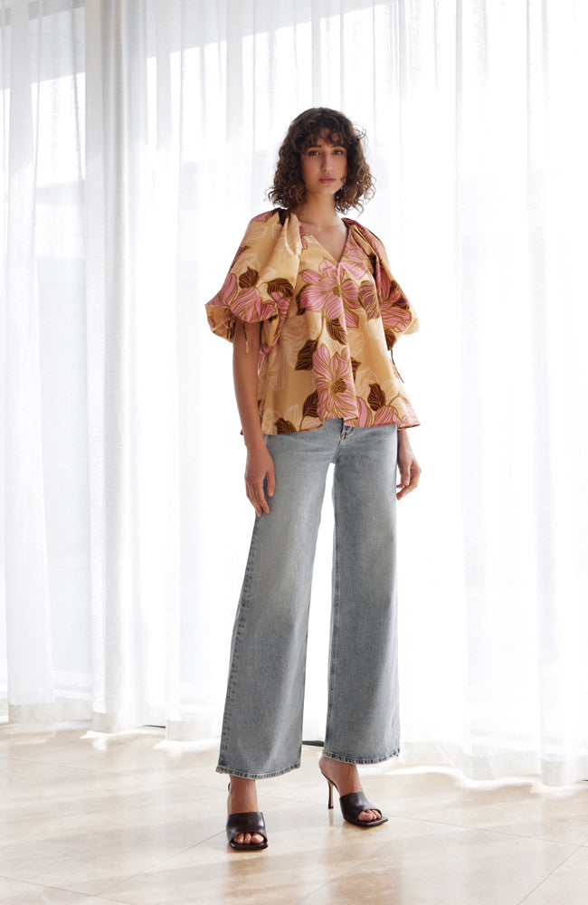 Miya Blouse - Rosa Floral