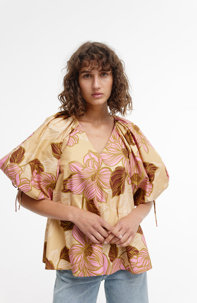 Miya Blouse - Rosa Floral