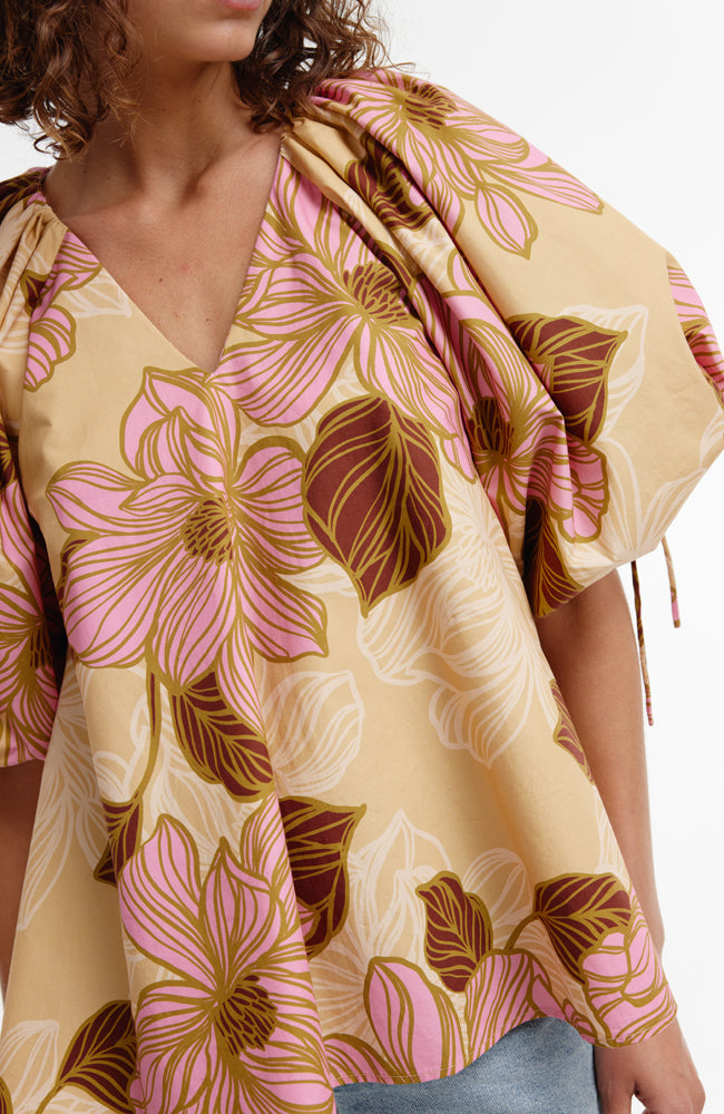 Miya Blouse - Rosa Floral