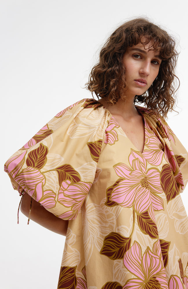 Miya Blouse - Rosa Floral