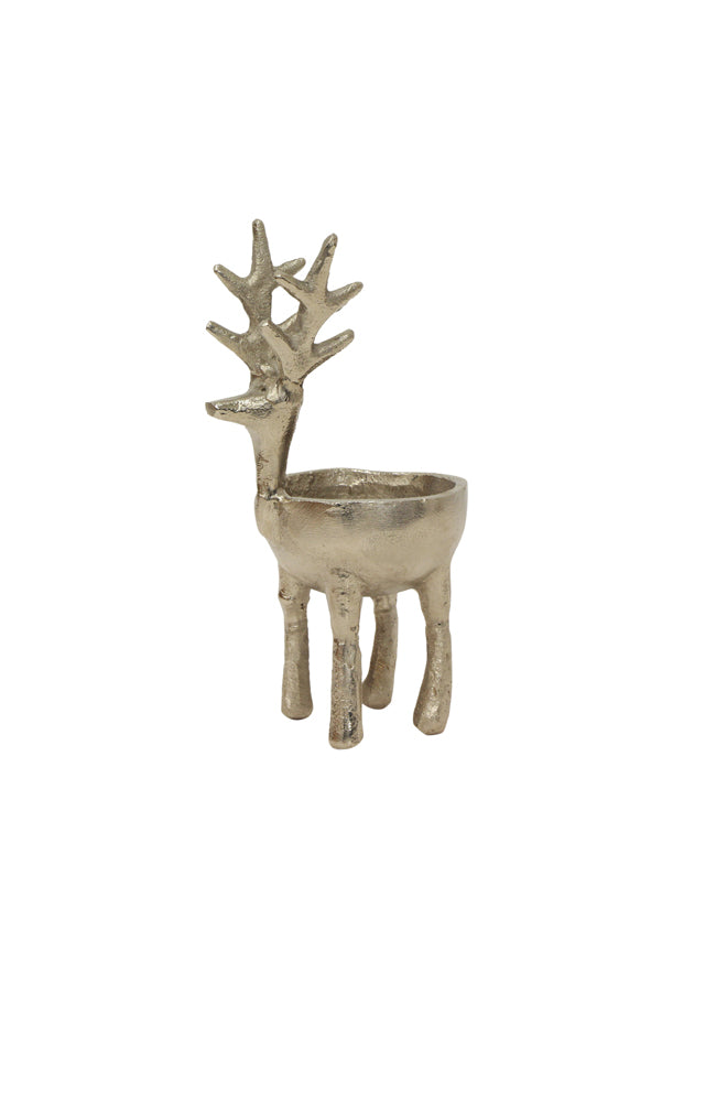Reindeer Bowl Silver - Small