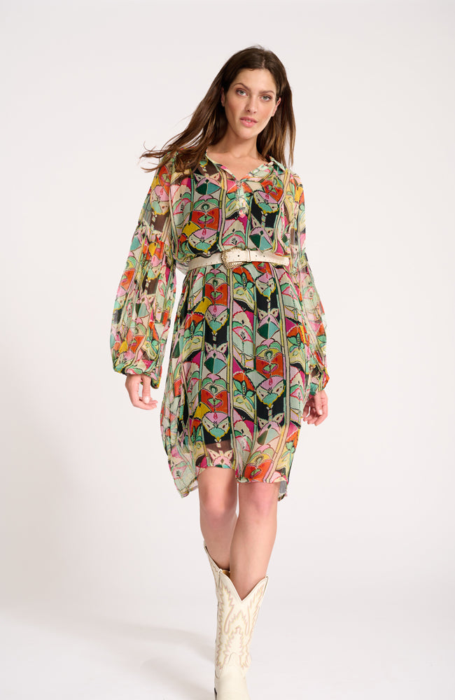 Festive Party Paper Dress - Multi