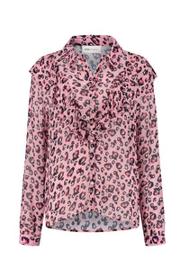 Leopard Pink Blouse