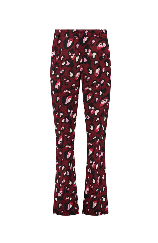 Leopard Pants - Red