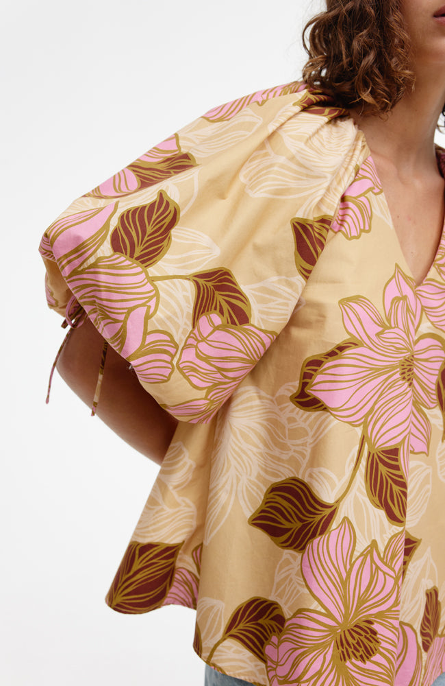 Miya Blouse - Rosa Floral