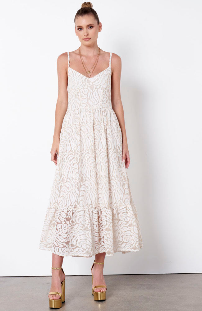 Stay Pretty Dress - Nude