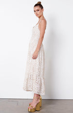 Stay Pretty Dress - Nude