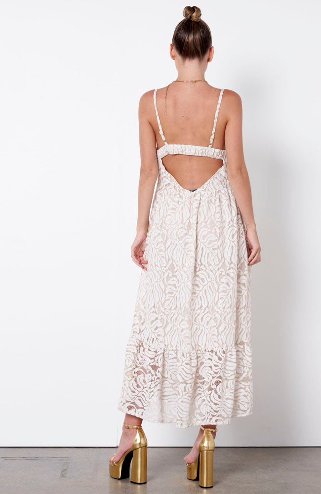 Stay Pretty Dress - Nude