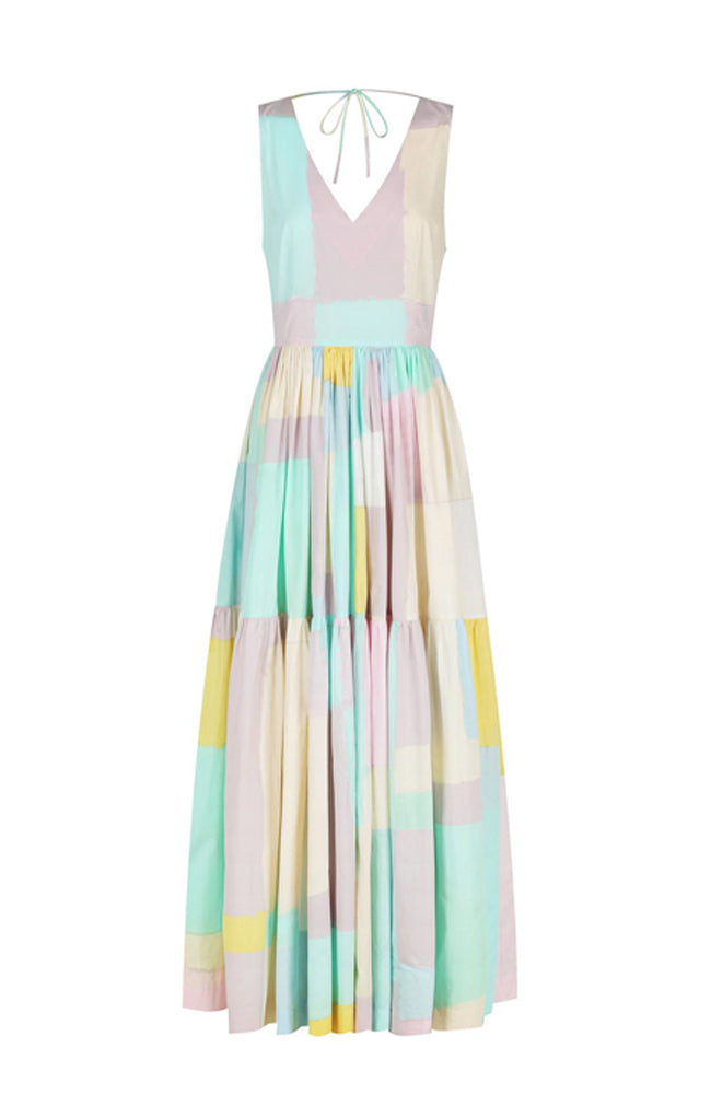 V-Neck Tiered Maxi - No Worries Here