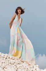 V-Neck Tiered Maxi - No Worries Here