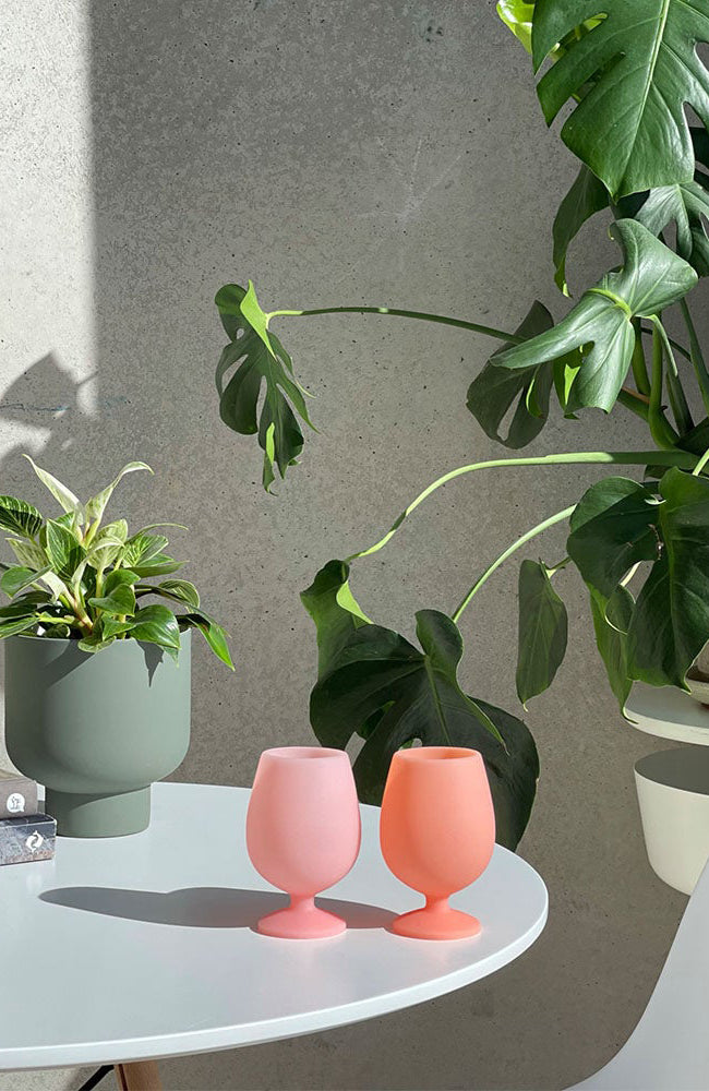 Stemm Wine Glass - Arendal - Peach/Petal